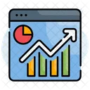 Tendencia Grafico Analise Ícone