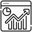 Tendencia Grafico Analise Ícone