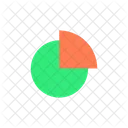 Gráfico de pizza  Ícone