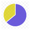 Gráfico de pizza  Ícone