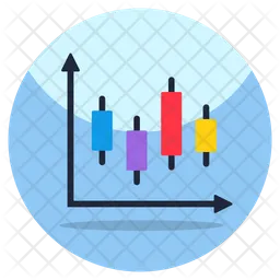 Gráfico de velas  Icono