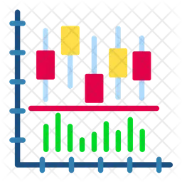 Gráfico de velas  Icono