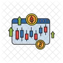 Fintech Mineria Moneda Icono