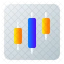 Grafico De Velas Icono
