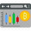 Grafico De Velas Trading Mercado Icono