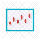 Grafico De Velas Grafico Financiero Grafico Icono