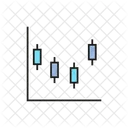 Grafico De Velas Analisis Tecnico Grafico Financiero Icono