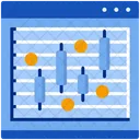 Grafico De Velas Grafico De Velas Analisis Icono