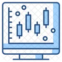 Gráfico de velas  Icono