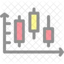 Gráfico de velas  Icono