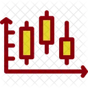 Gráfico de velas  Icono