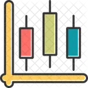 Gráfico de velas  Icono