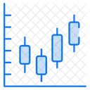 Gráfico de velas  Icono