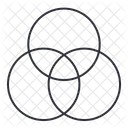 Analise Comparacao Venn Ícone