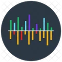 Grafico De Volume Diagrama De Volume Infografico Ícone