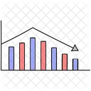 Grafico Descendente Ícone