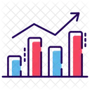 Grafico di crescita aziendale  Icon