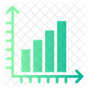 Gráfico digital  Ícone