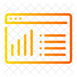 Gráfico digital  Ícone