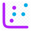 Dispersao De Grafico Icon