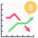 Financas Grafico Mercado Ícone