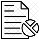 Gráfico de documentos  Ícone