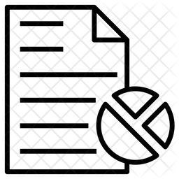 Gráfico de documentos  Ícone