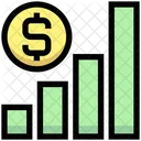 Gráfico do dólar  Ícone