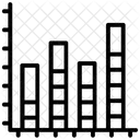Grafico Empilhado Coluna Empilhada Grafico De Barras Ícone