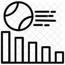 Grafico Esportivo Analise Esportiva Grafico De Barras Ícone