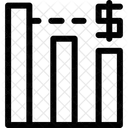 Grafico Financeiro Dados Relatorio Ícone