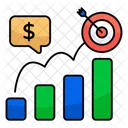 Gráfico financeiro  Icon