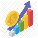 Crescimento De Marketing Crescimento De Negocios Grafico Financeiro Ícone