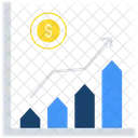 Grafico Financeiro Analise De Caixa Analise De Negocios Ícone