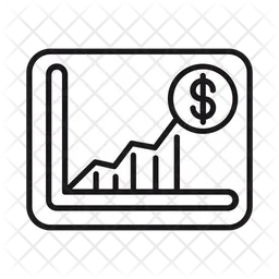 Gráfico Financeiro  Ícone