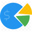 Gráfico financeiro  Ícone