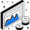Gráfico Financeiro  Ícone