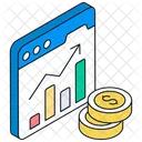 Grafico Financiero Grafico Analisis Icono