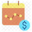 Grafico De Imarketing Dolar Grafico Financiero Grafico De Marketing En Dolares Icono