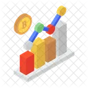 Grafico Financiero Grafico De Crecimiento Analisis Estadistico Icono