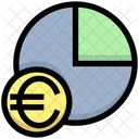 Grafico Circular Del Euro Euro Grafico Icono