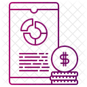 Tabla de finanzas  Icono