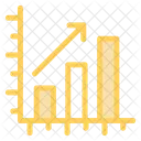 Financiero Grafico Mercado Icono