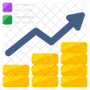 Grafico Financiero Analisis Financiero Crecimiento Financiero Icono