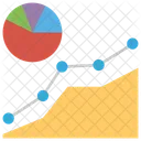 Grafico Finanziario Crescita Aziendale Analisi Grafica Icon