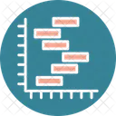 Grafico Gnatt Gnatt Grafico Ícone