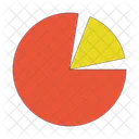 Gráfico de pizza  Ícone