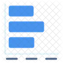 Grafico De Barras Horizontal Ícone