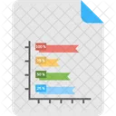 Faixa De Opcoes Barra Grafico Ícone