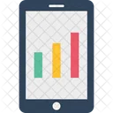 Grafico Movel Analise Negocios Ícone